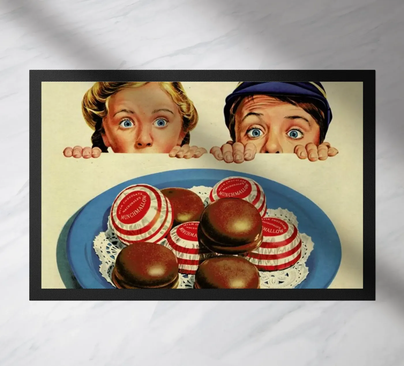 Munchmallows doormat by Hemingway Design