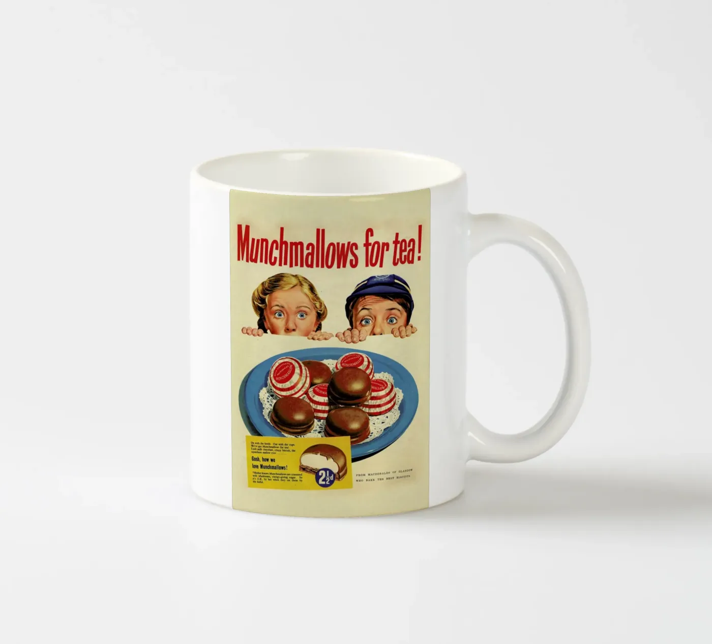 Munchmallows ceramic mug by Hemingway Design