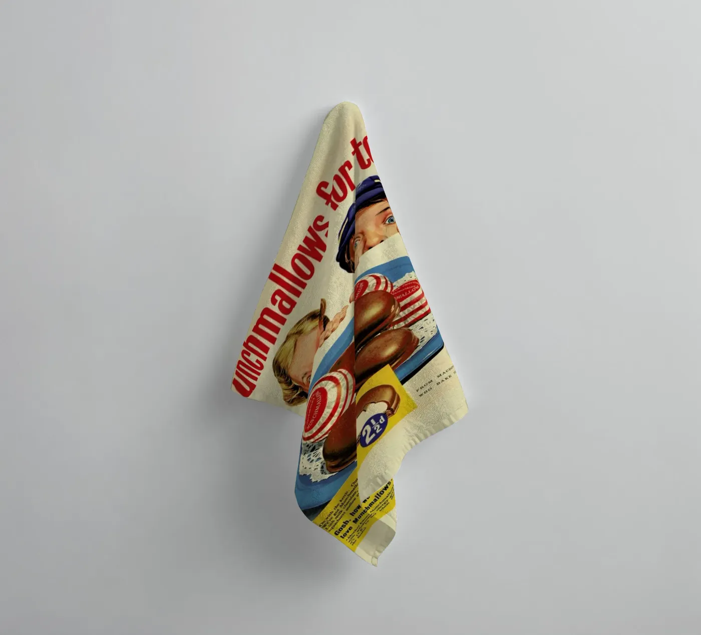 Munchmallows towel by Hemingway Design