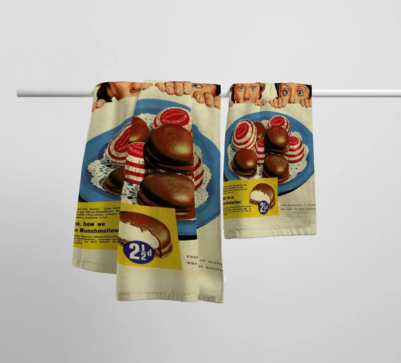Munchmallows towel by Hemingway Design