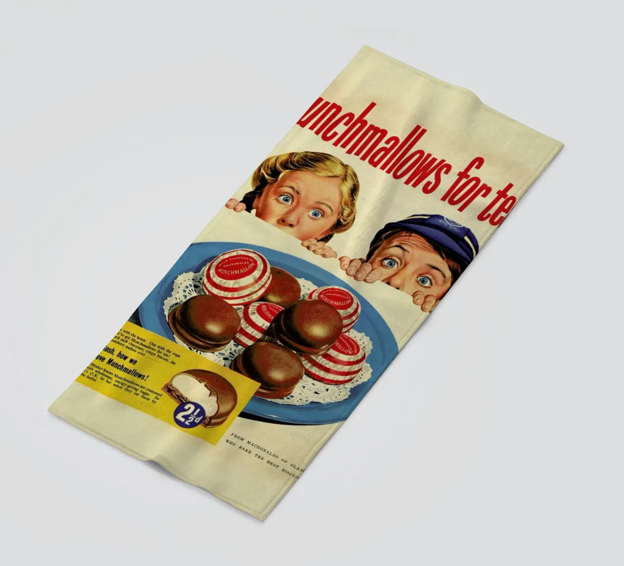 Munchmallows telo mare da Hemingway Design