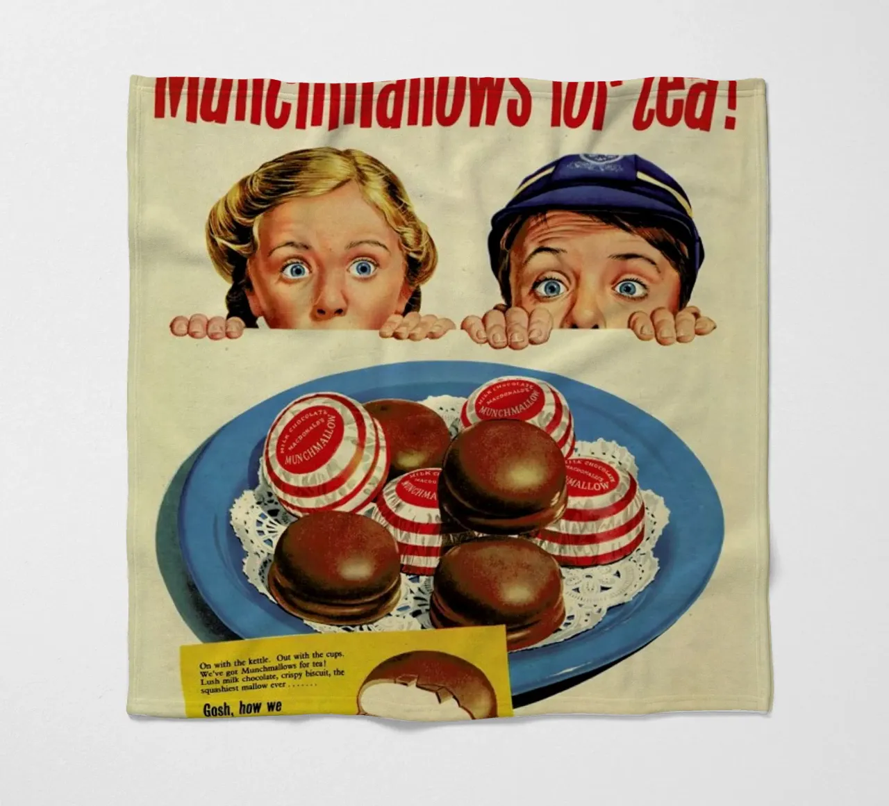 Munchmallows Fleecedecke von Hemingway Design