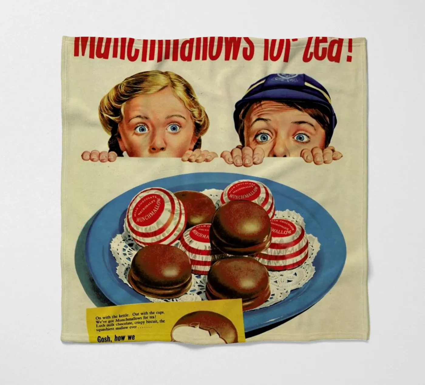 Munchmallows Fleecedecke von Hemingway Design