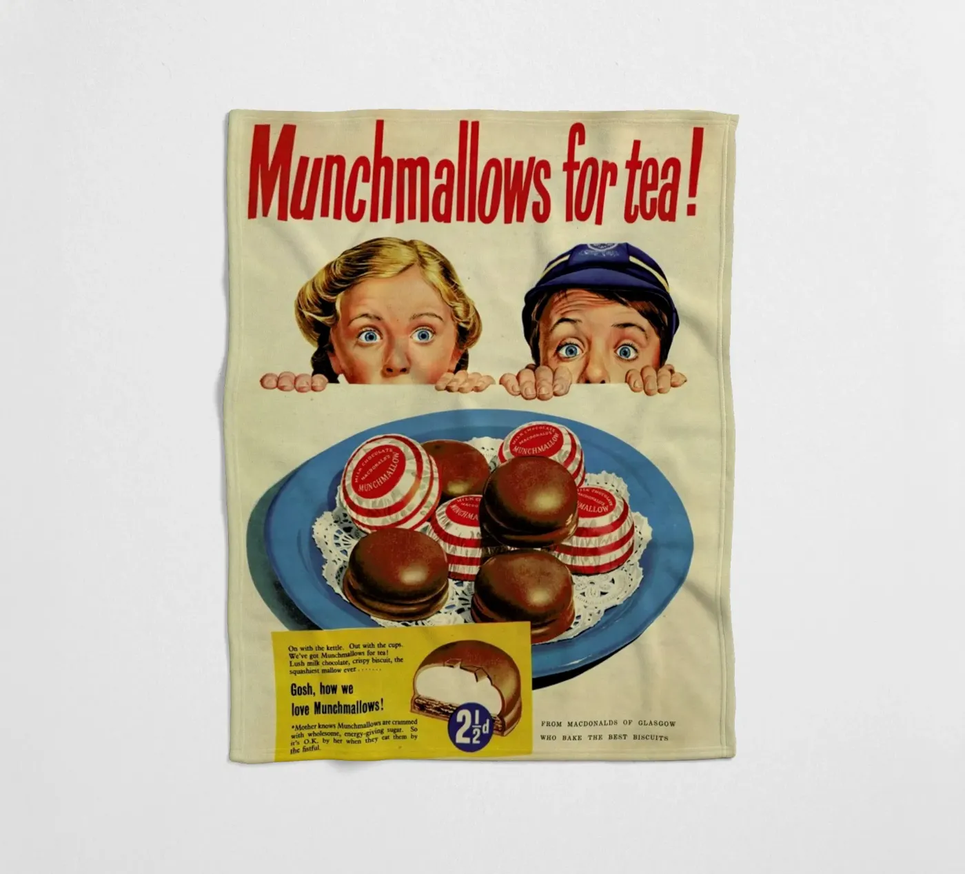 Munchmallows fleecedeken van Hemingway Design