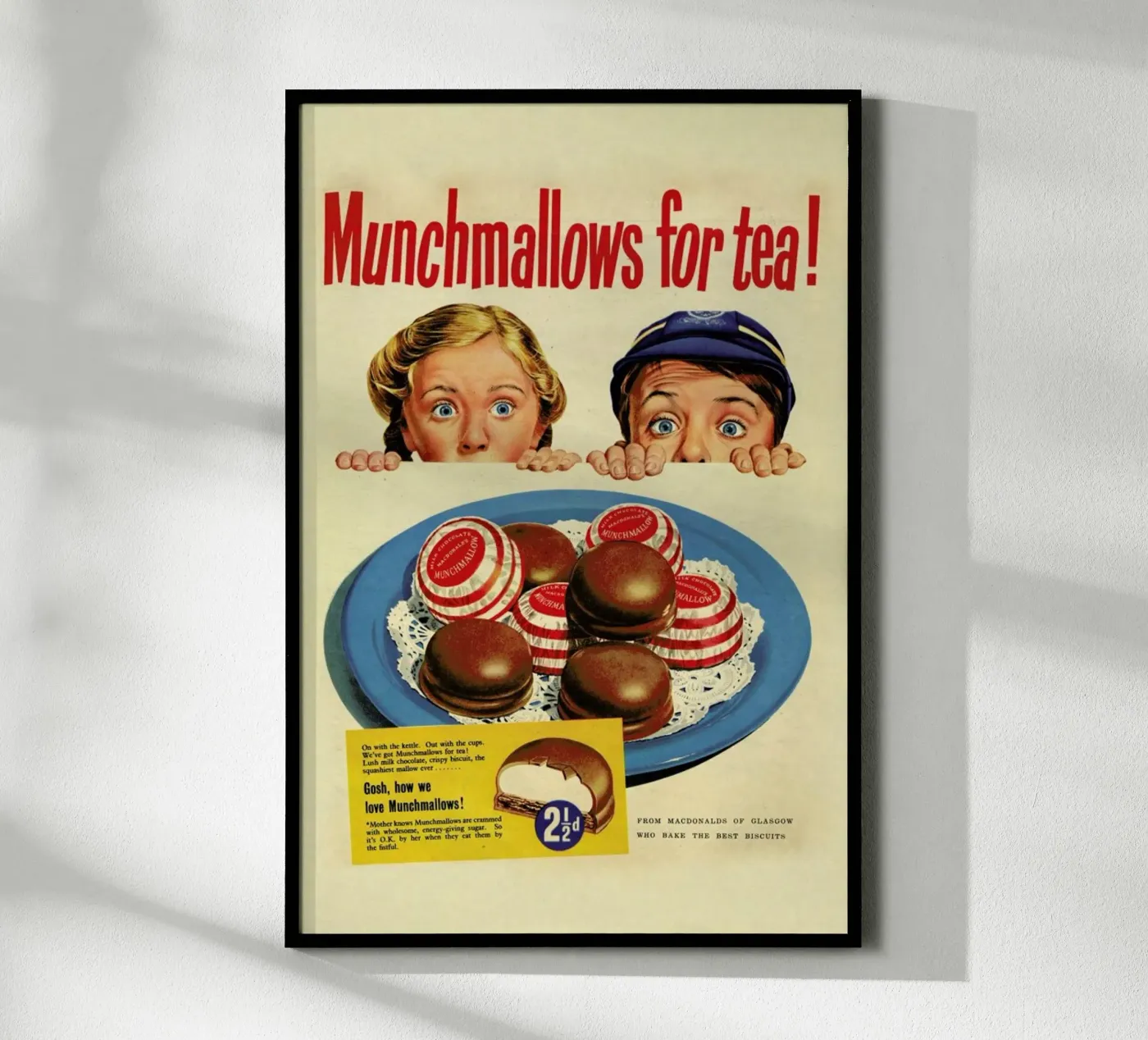 Munchmallows poster da Hemingway Design