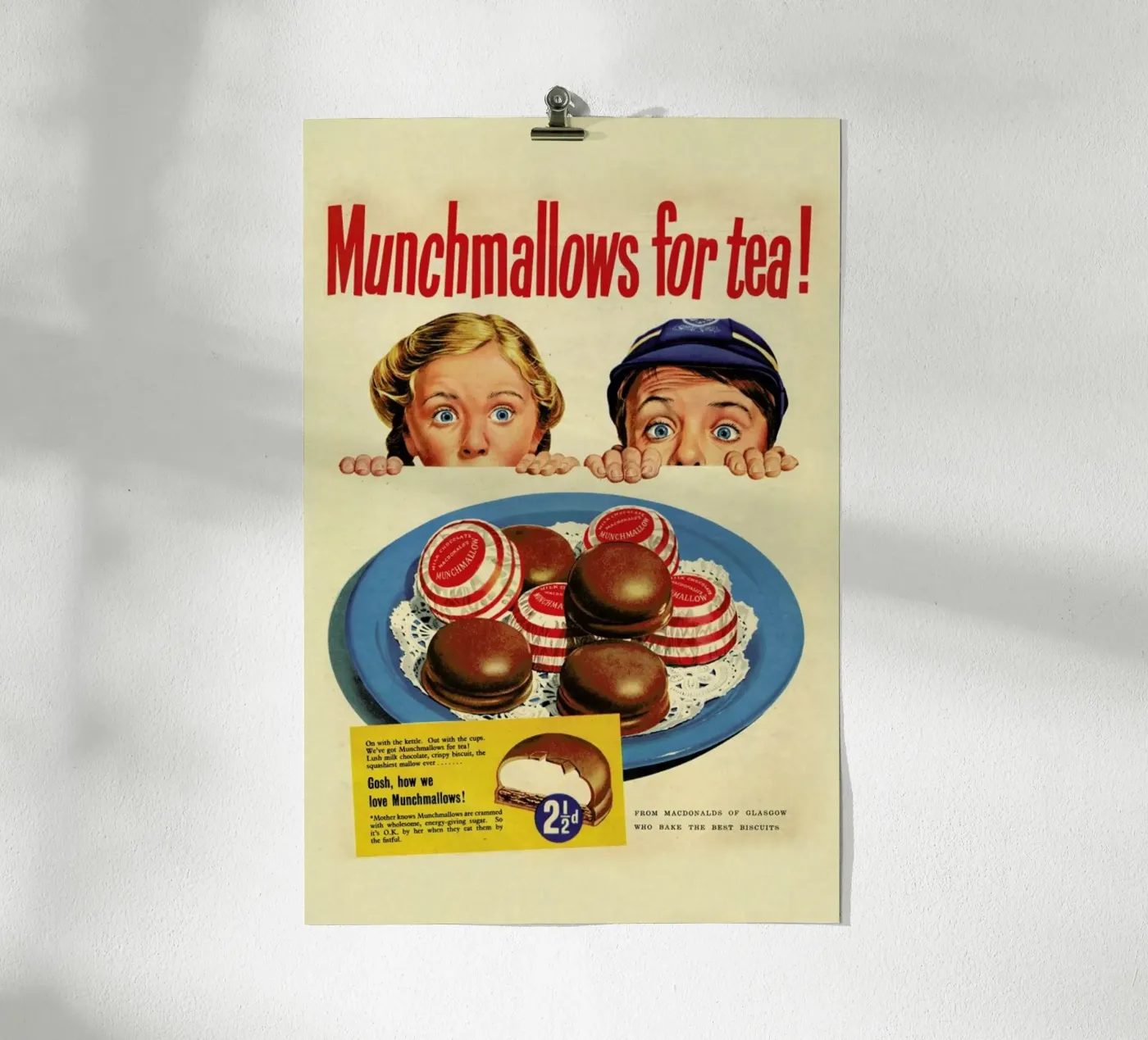 Munchmallows poster by Hemingway Design
