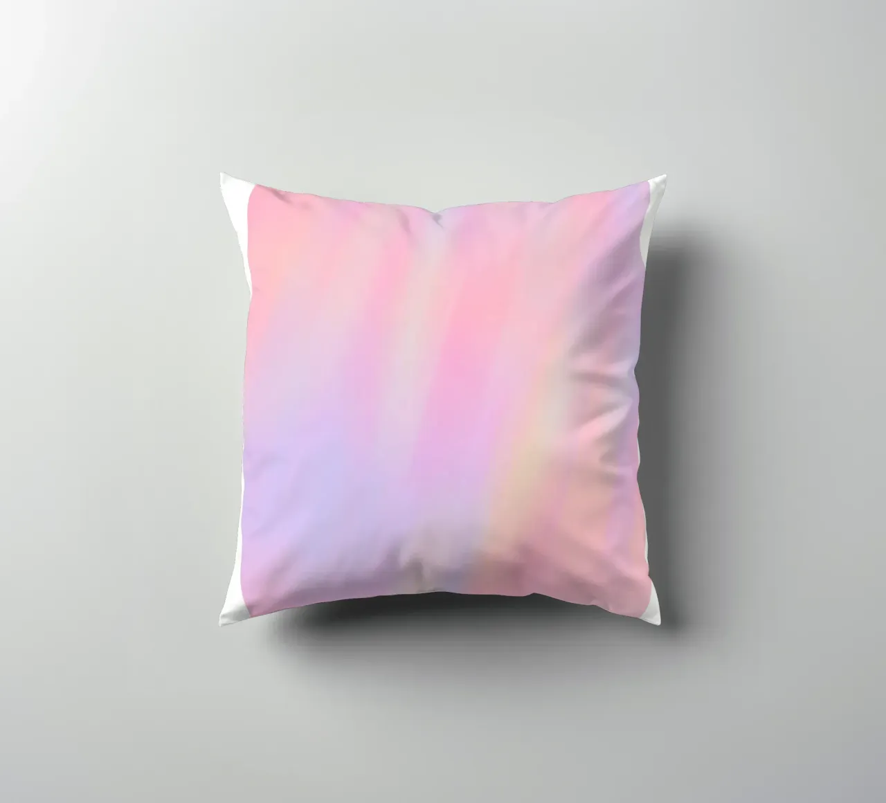 What You Think You Create - Pastel Aura Gradient Print decorative cushion by homdeco