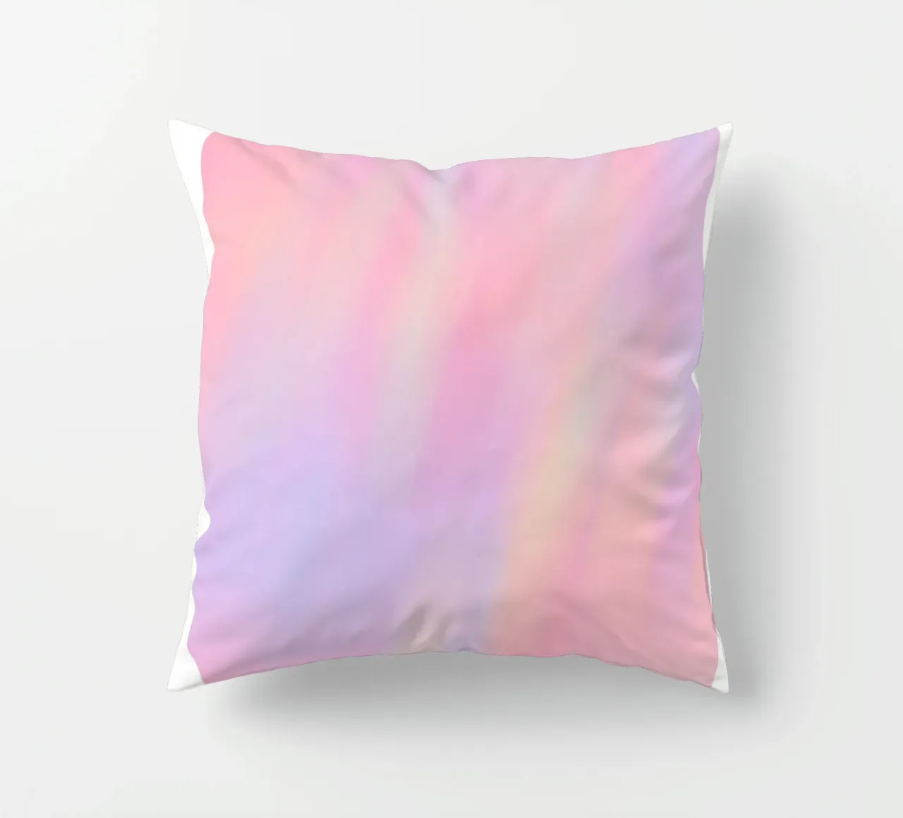 What You Think You Create - Pastel Aura Gradient Print decorative cushion by homdeco