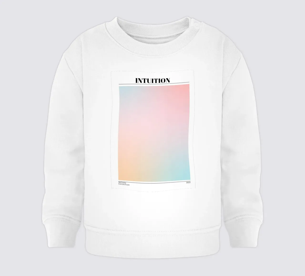 Intuition Aura Gradient Print - Mostra in galleria felpa neonato da homdeco