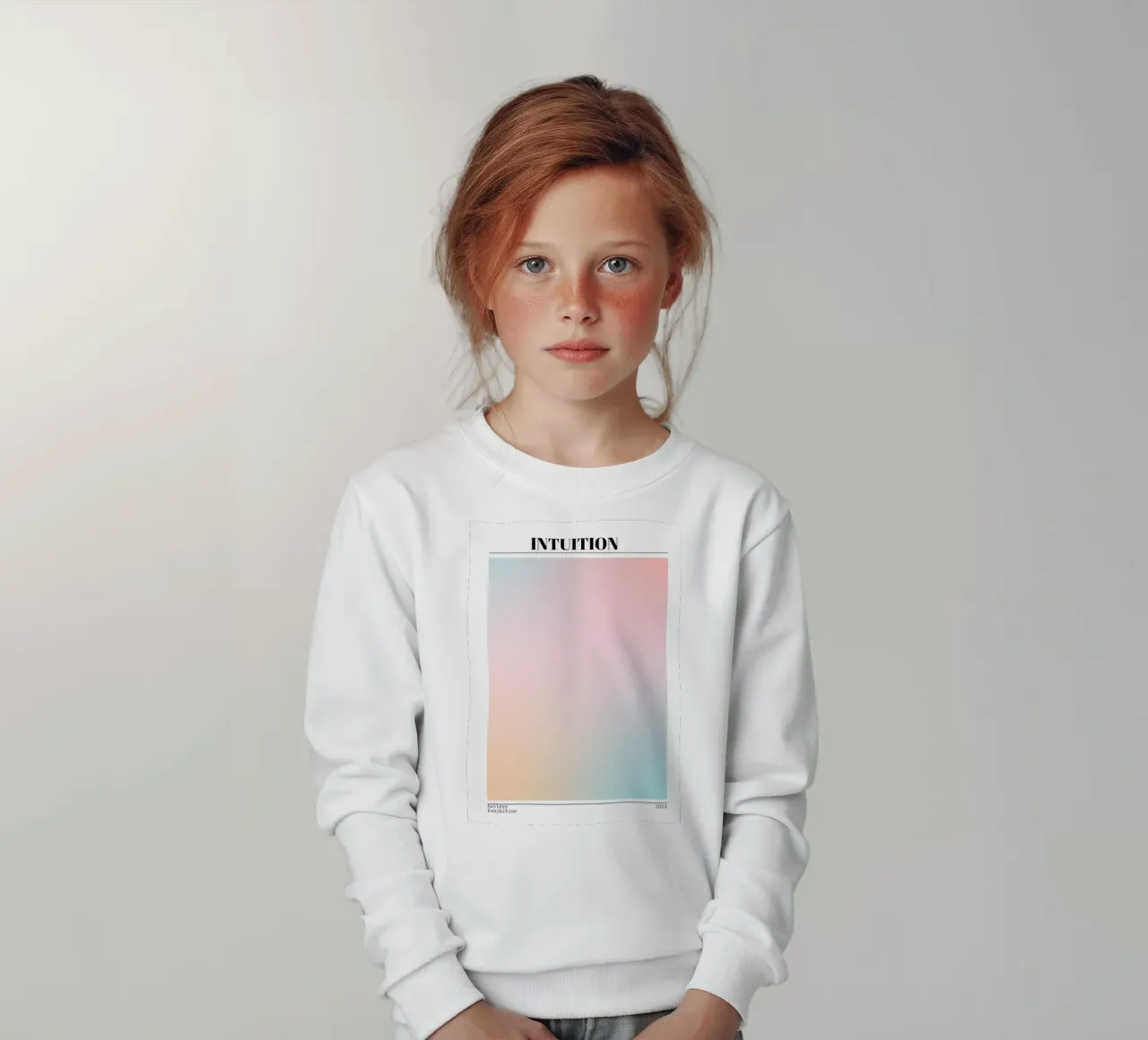 Intuition Aura Gradient Print - Mostra in galleria felpa bambino da homdeco