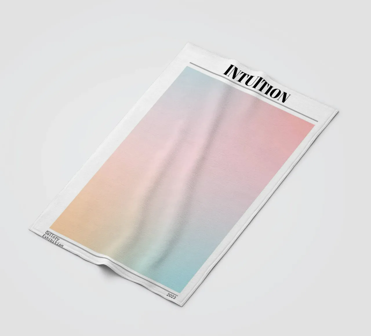 Intuition Aura Gradient Print - Mostra in galleria coperta in pile da homdeco