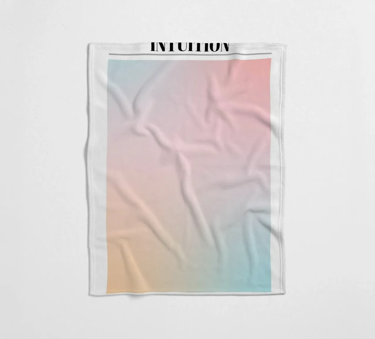 Intuition Aura Gradient Print - Mostra in galleria coperta in pile da homdeco