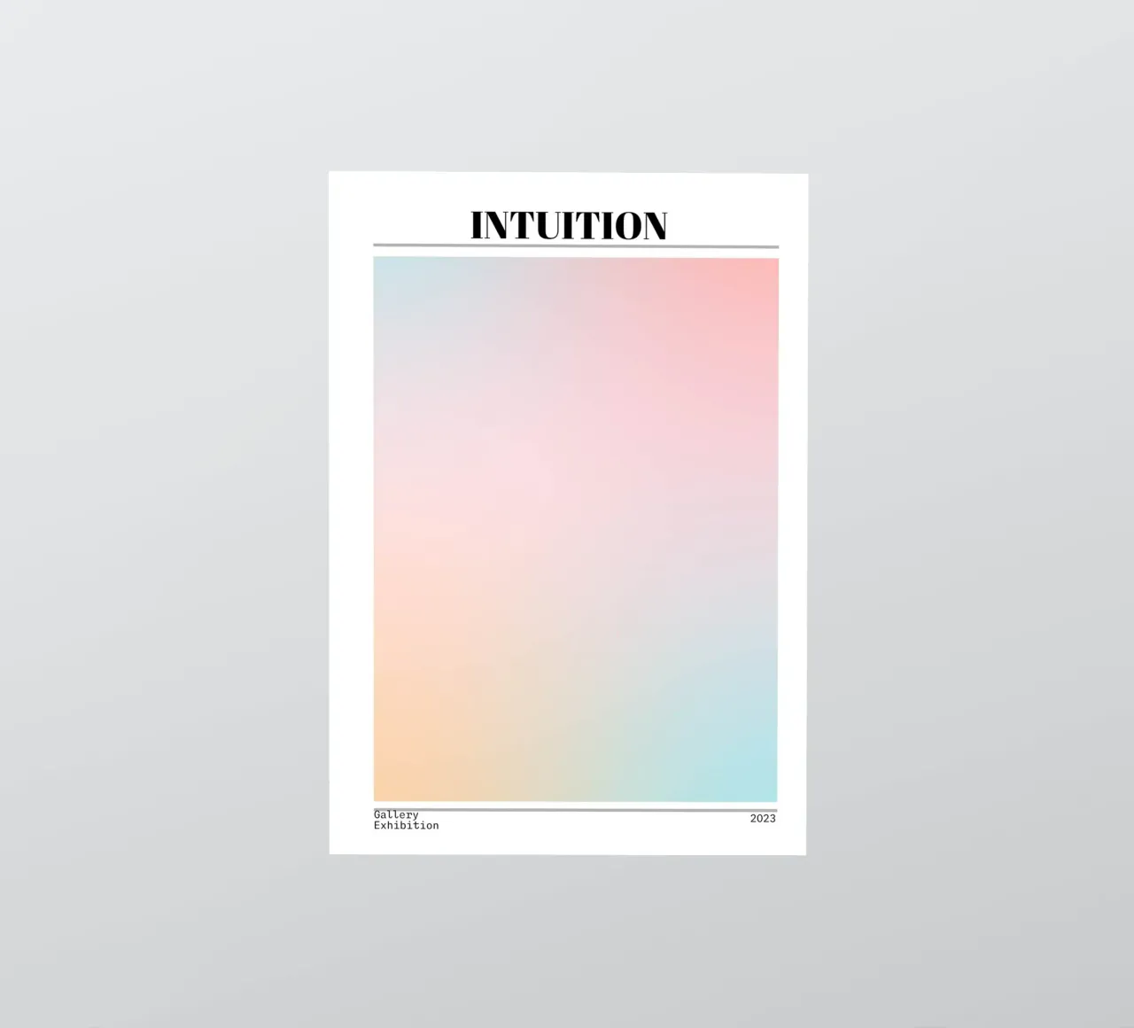 Intuition Aura Gradient Print - Mostra in galleria adesivo da homdeco