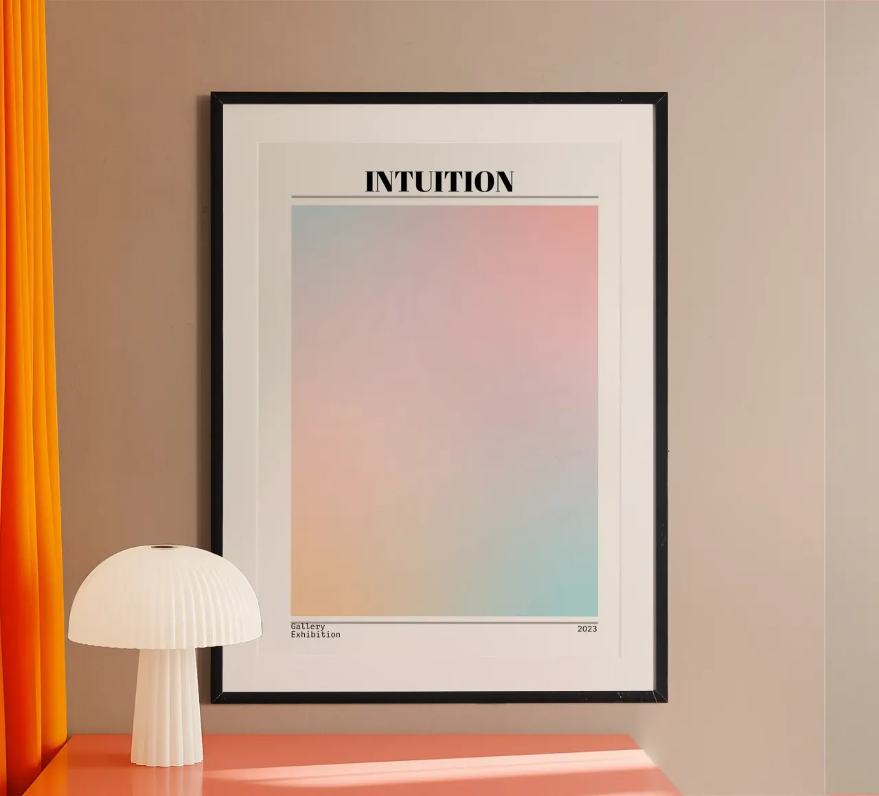 Intuition Aura Gradient Print - Mostra in galleria carta hahnemühle da homdeco
