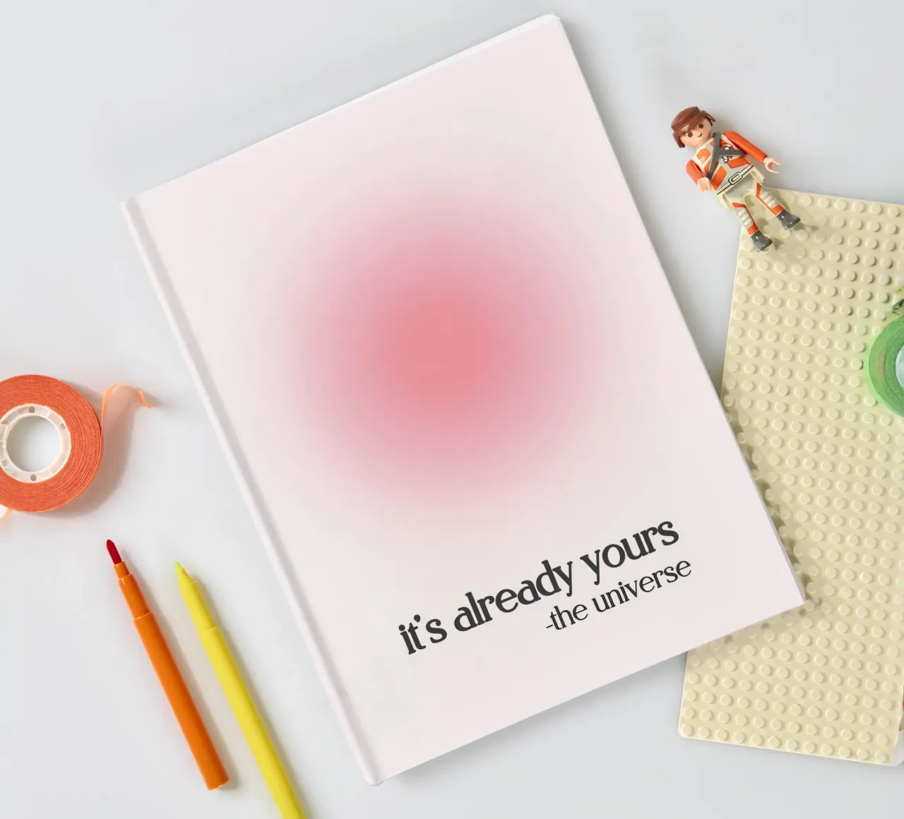 C'est déjà à vous - Manifestation de l'Univers carnet de notes de homdeco