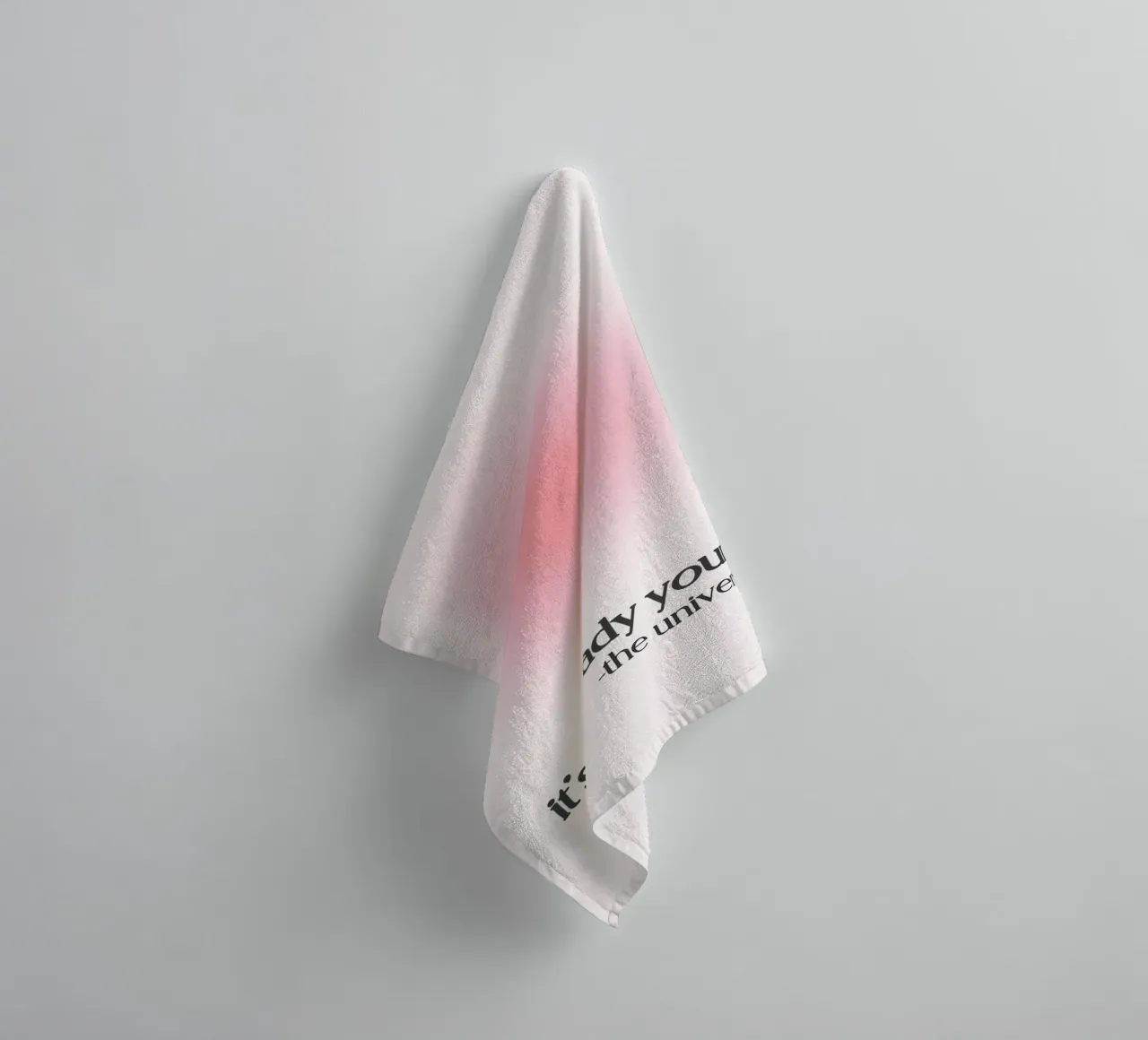 It's Already Yours Aura Print - Universe Manifestation towel by homdeco