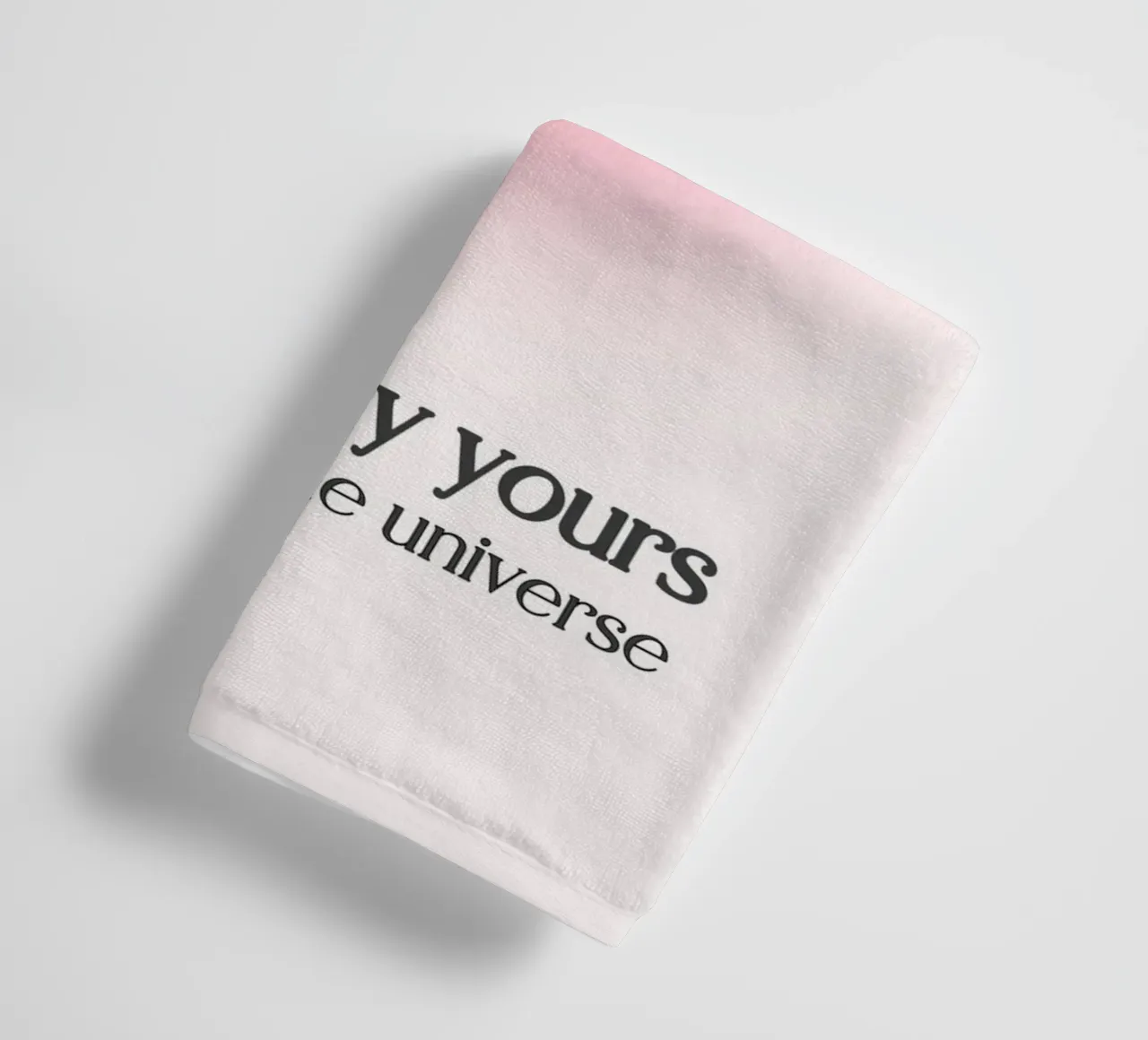 It's Already Yours Aura Print - Universe Manifestation towel by homdeco