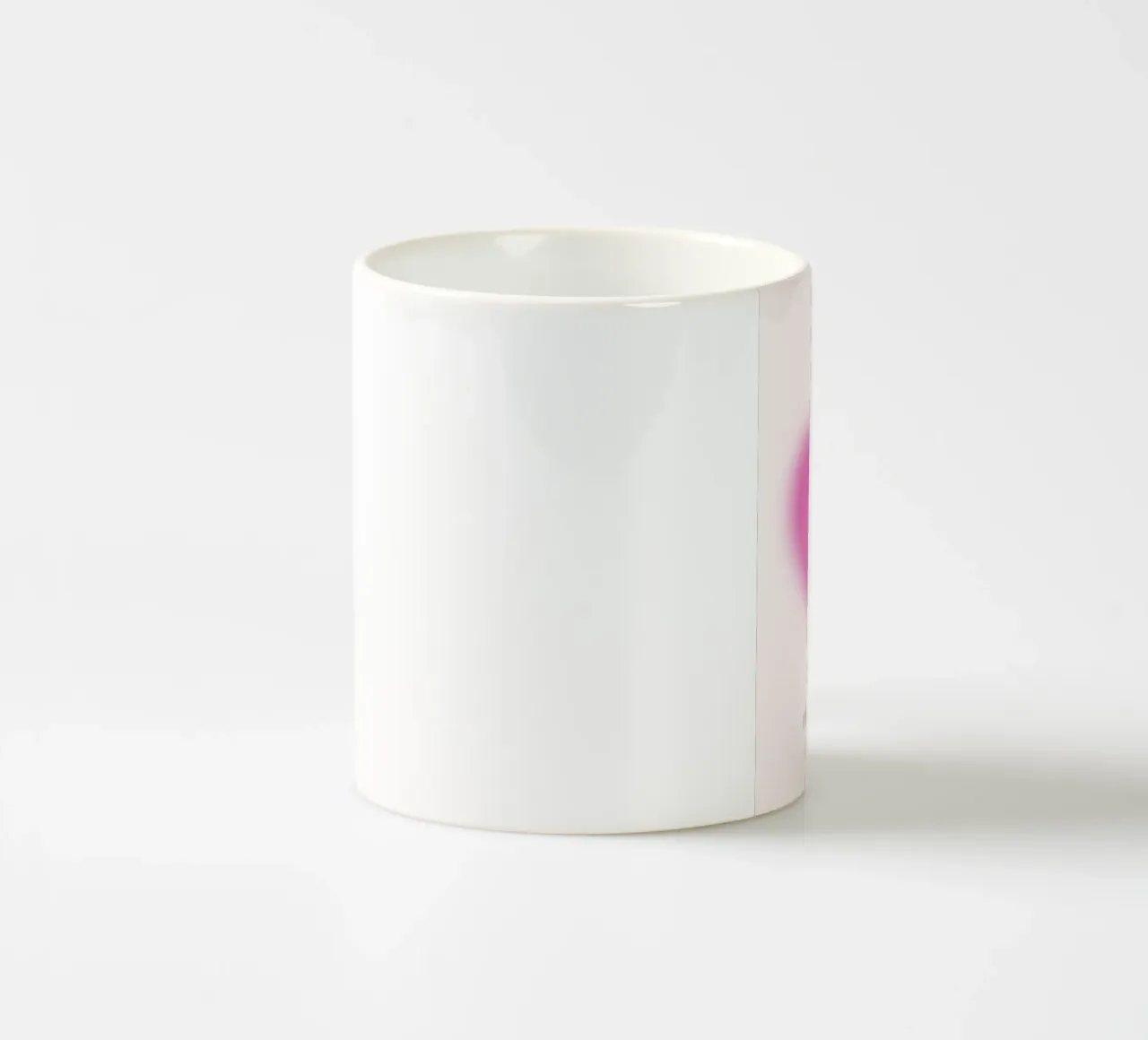 Mind Open Your Mind Pink Heart Aura Print ceramic mug by homdeco
