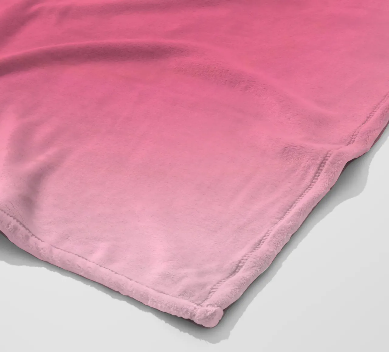 I Am Capable Pink Aura Gradient Print - Zielsetzung Fleecedecke von homdeco