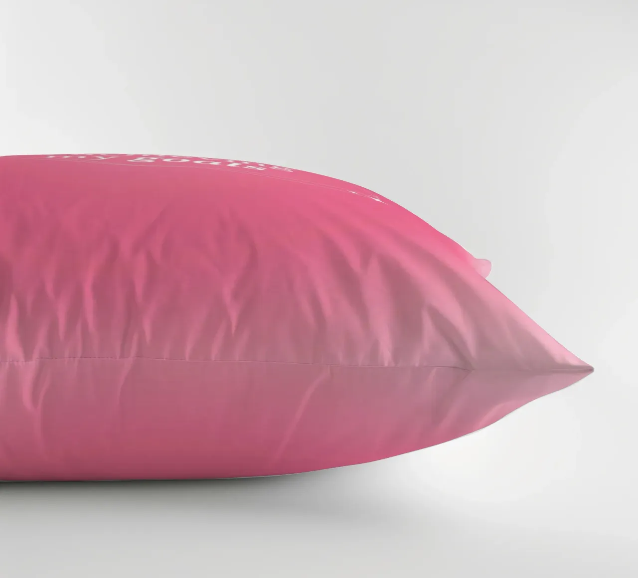 I Am Capable Pink Aura Gradient Print - Goal Setting decorative cushion by homdeco