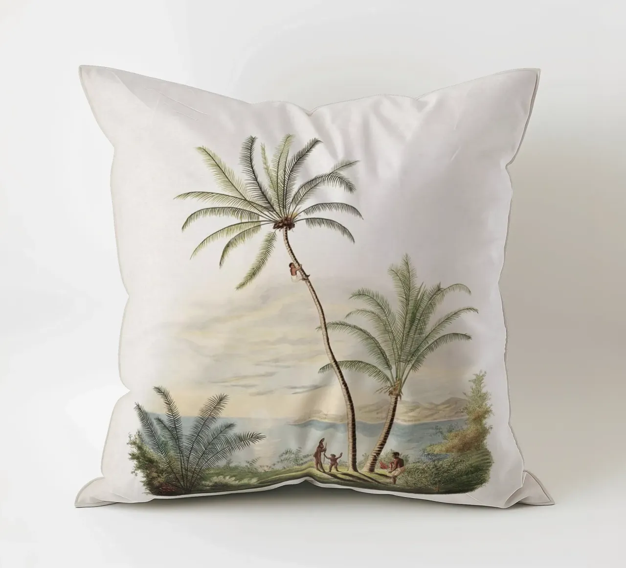 Vintage Martius 2 Cocos Nucifera cuscino da Vintage Print Collection