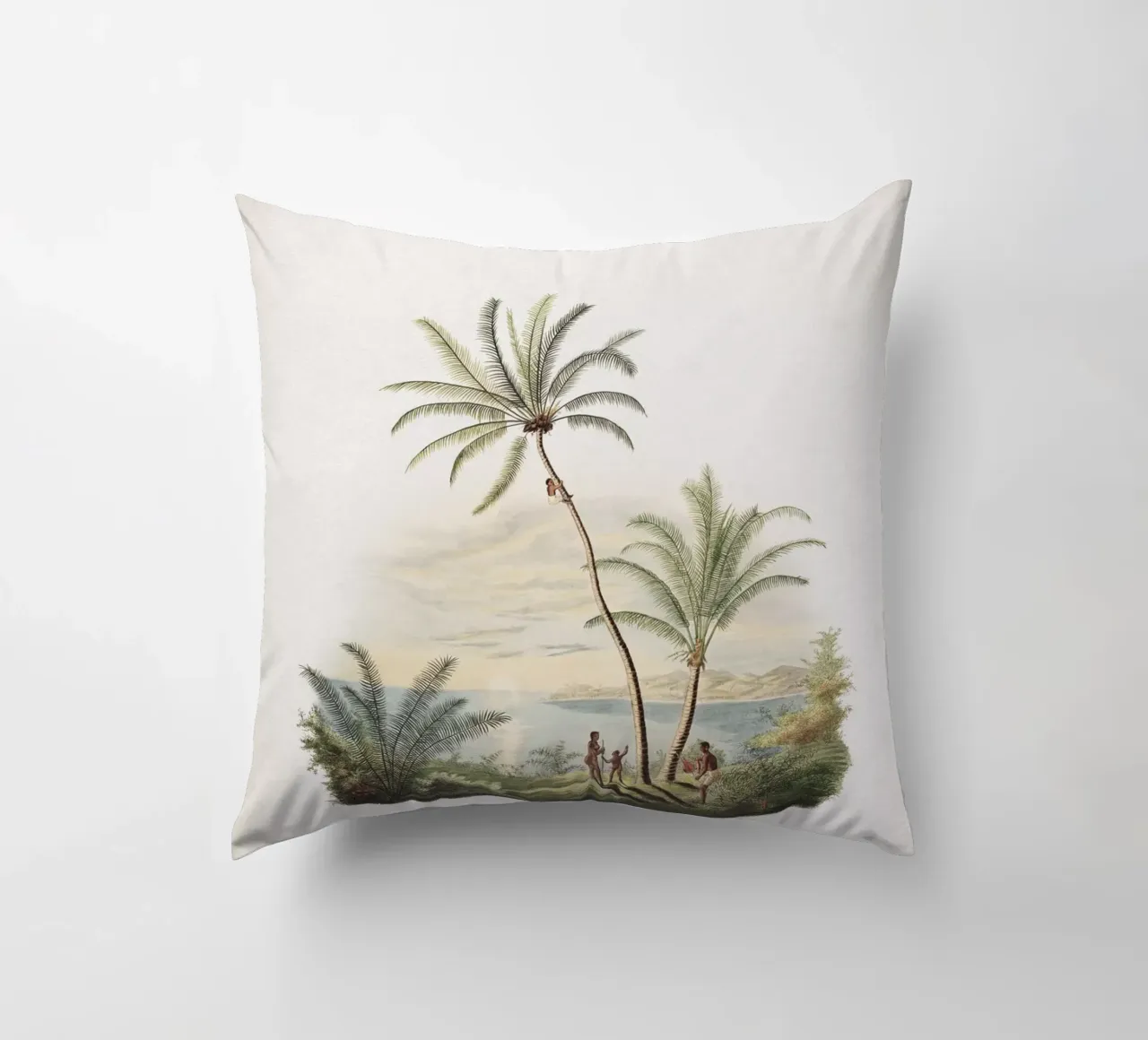 Vintage Martius 2 Cocos Nucifera cuscino da Vintage Print Collection