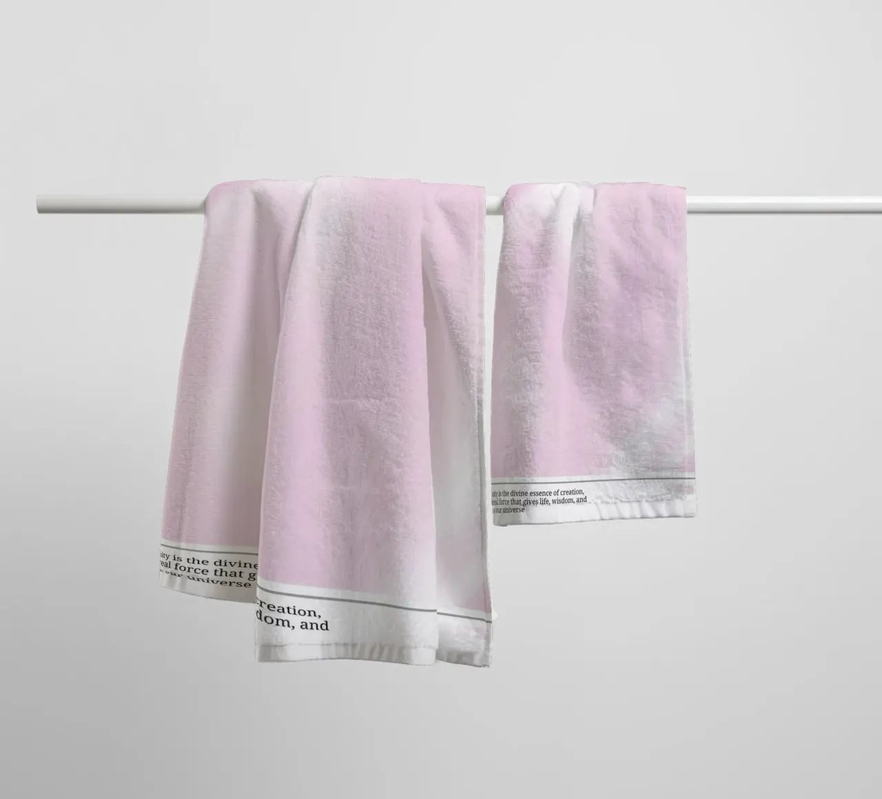 Divine Feminine Determined Courageous Resilient Art towel by homdeco