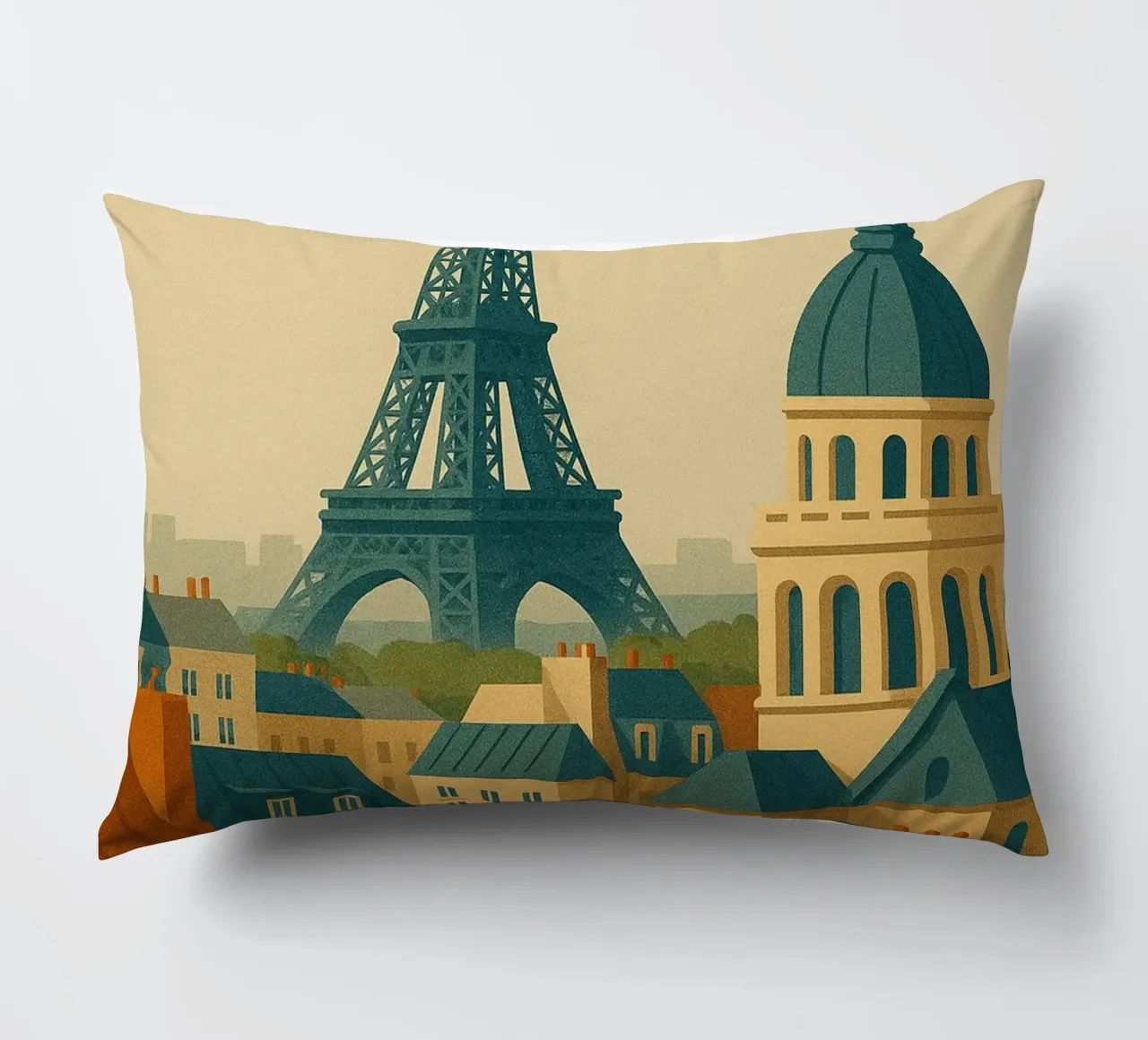 Parigi in controluce cuscino da JETLAG | affiches voyage