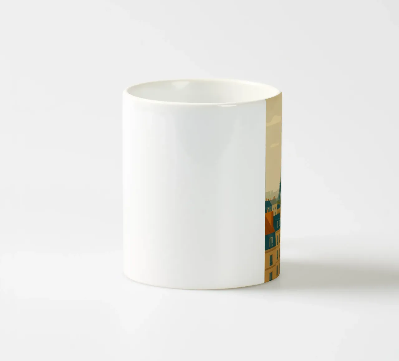 Parigi in controluce tazza in ceramica da JETLAG | affiches voyage
