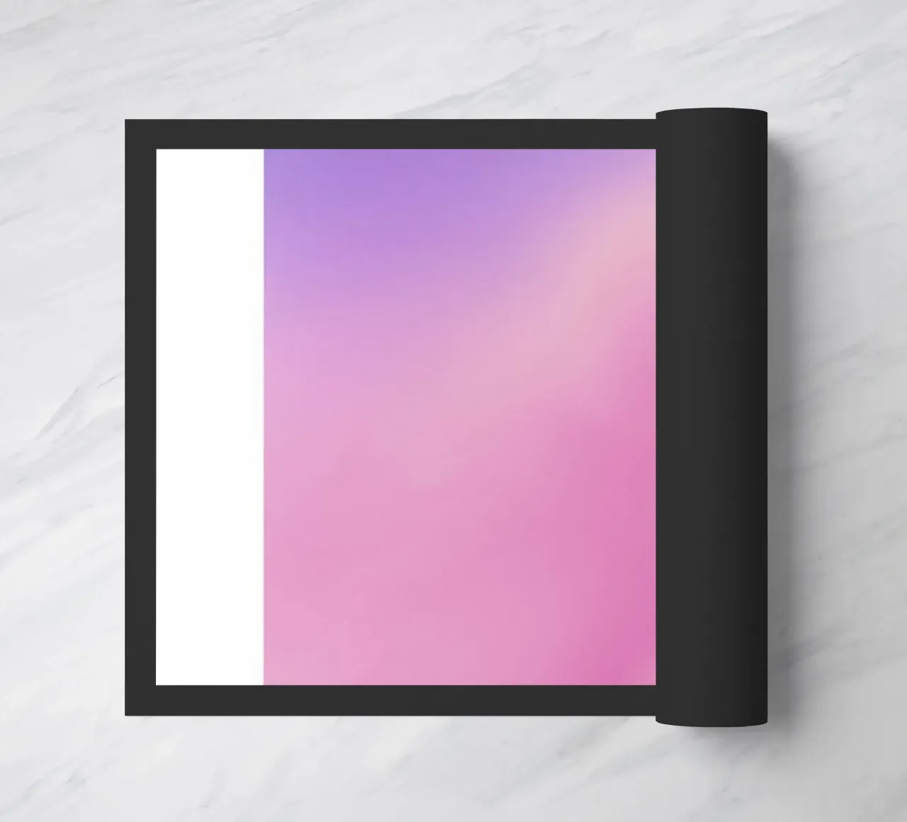 I Am A Priority Aura Gradient Print - Arte dell'amore per sé stessi zerbino da homdeco