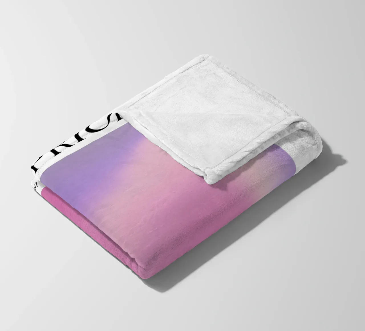 I Am A Priority Aura Gradient Print - Arte dell'amore per sé stessi coperta in pile da homdeco