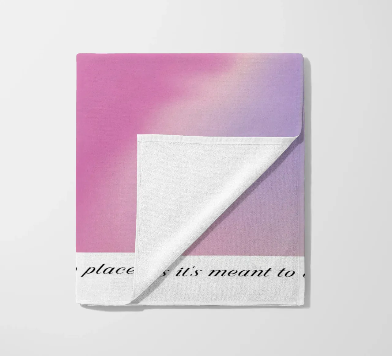 I Am A Priority Aura Gradient Print - Arte dell'amore per sé stessi telo mare da homdeco