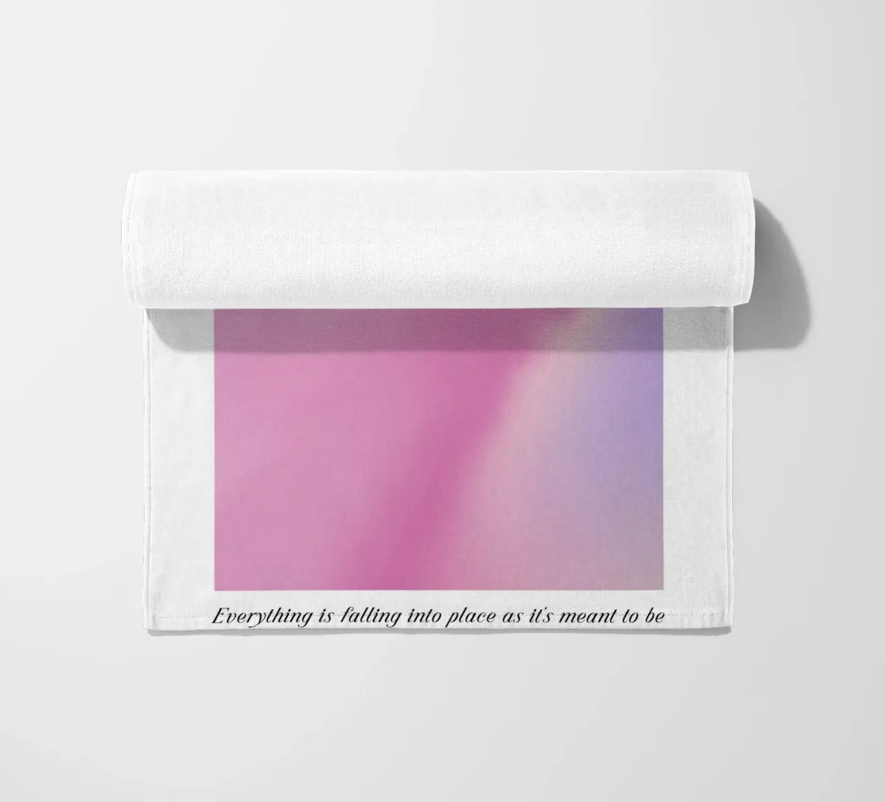 I Am A Priority Aura Gradient Print - Arte dell'amore per sé stessi telo mare da homdeco