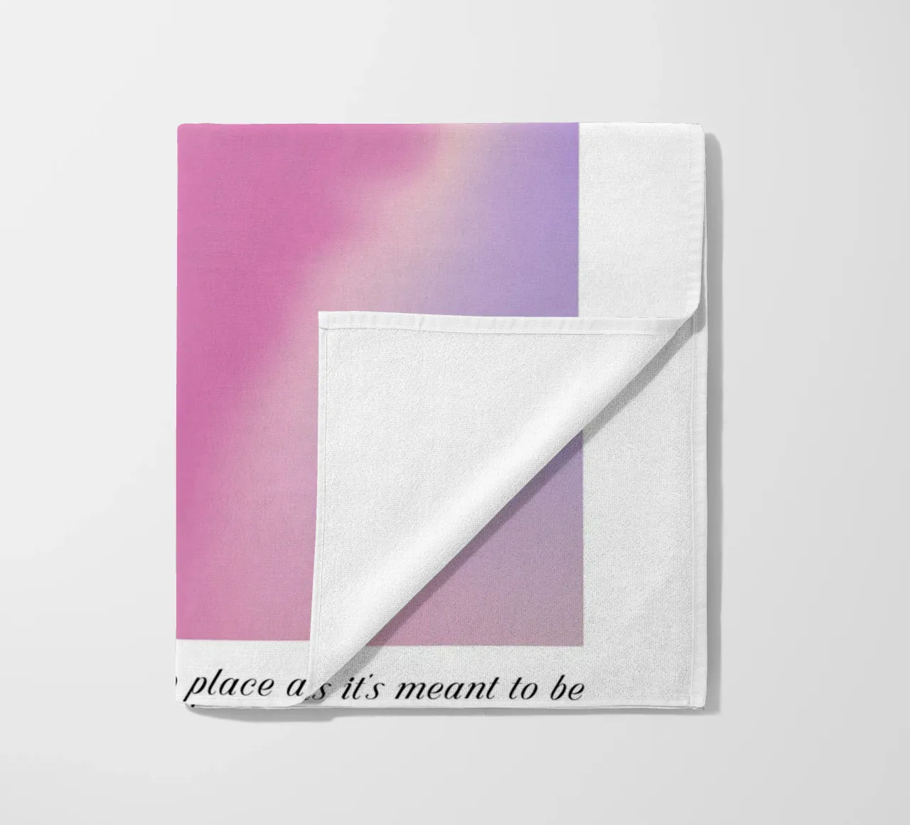 I Am A Priority Aura Gradient Print - Arte dell'amore per sé stessi telo mare da homdeco