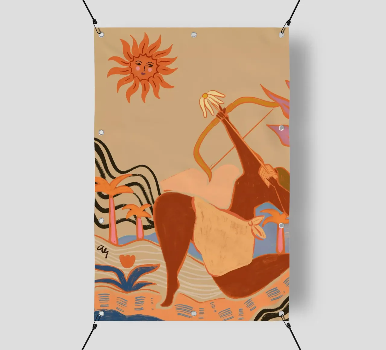 The Archer telo in pvc da Arty Guava