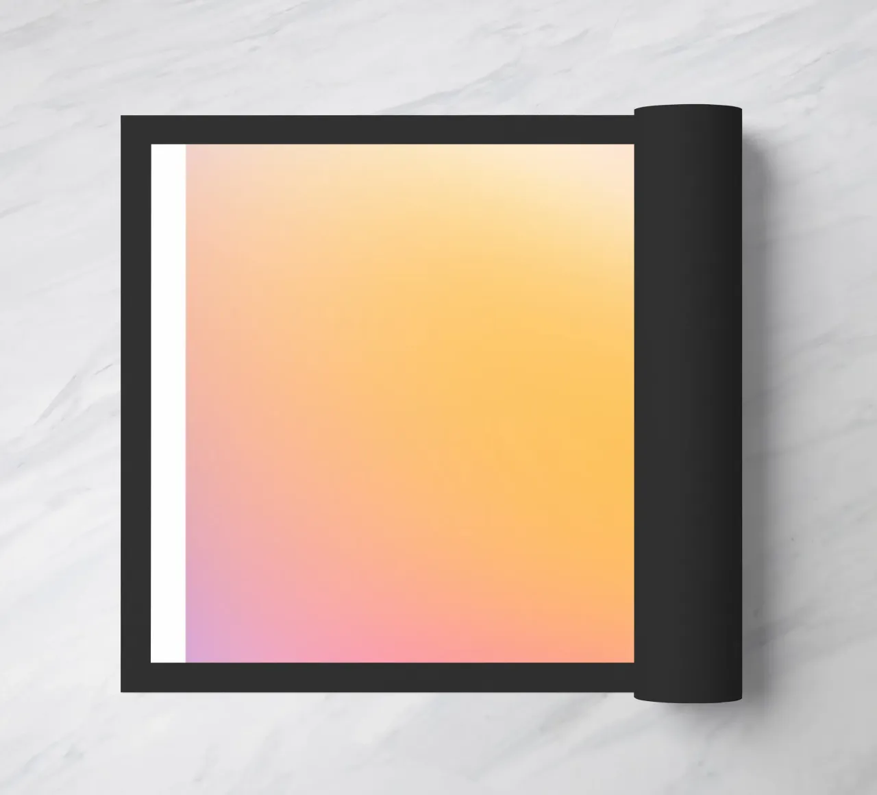 Divine Purpose Aura Gradient Print - Spiritual Path doormat by homdeco
