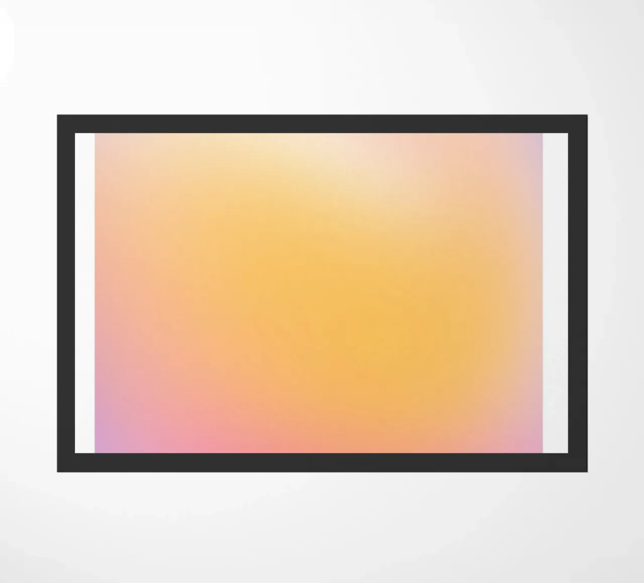 Divine Purpose Aura Gradient Print - Spiritual Path doormat by homdeco