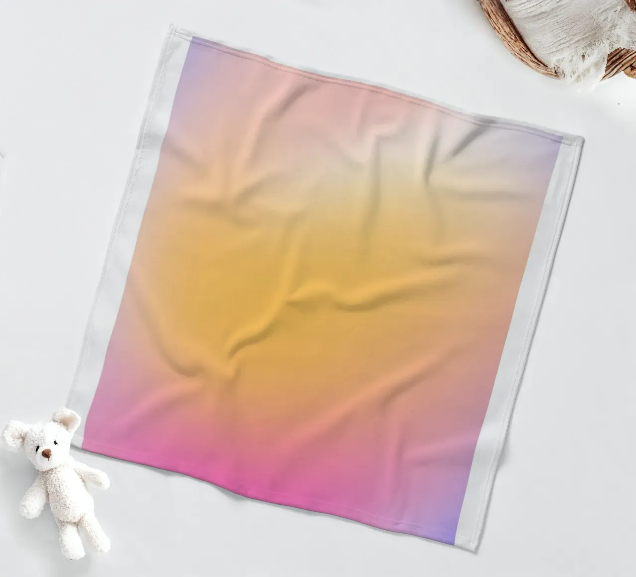 Divine Purpose Aura Gradient Print - Spiritual Path fleece blanket by homdeco