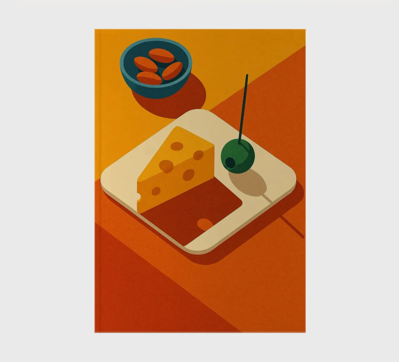 Graphic aperitif notebook by Boissons - Affiches & posters - Retro