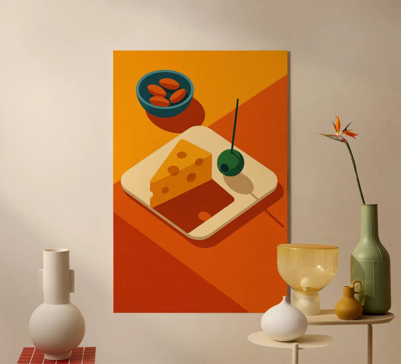 Aperitivo grafico plexiglass da Boissons - Affiches & posters - Retro