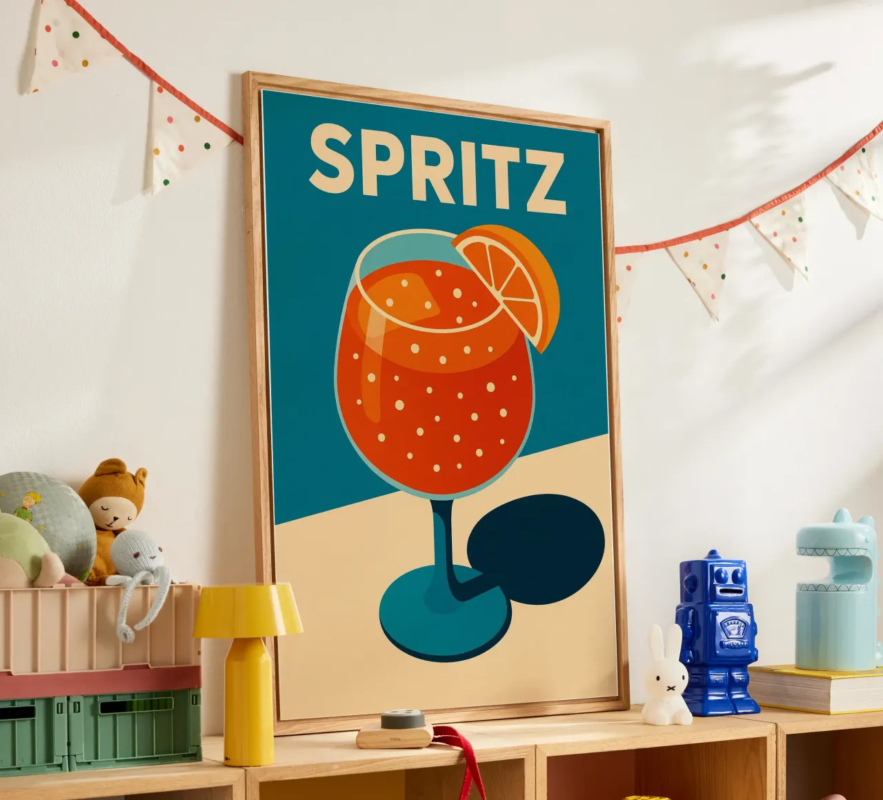 Spritz vitaminé plexiglass da Boissons - Affiches & posters - Retro
