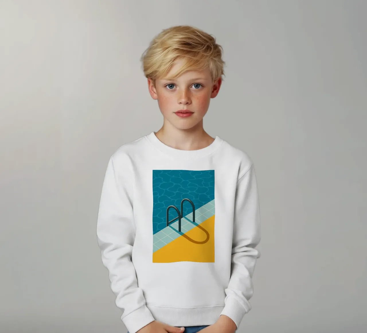 Immersione grafica felpa bambino da JETLAG | affiches voyage