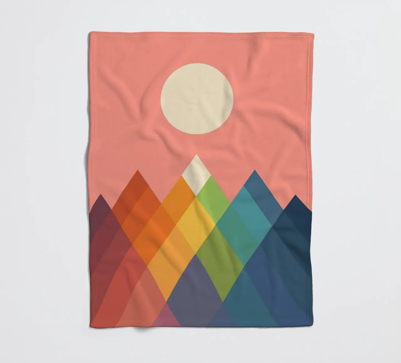 Rainbow Peak coperta in pile da Alana Gallerie