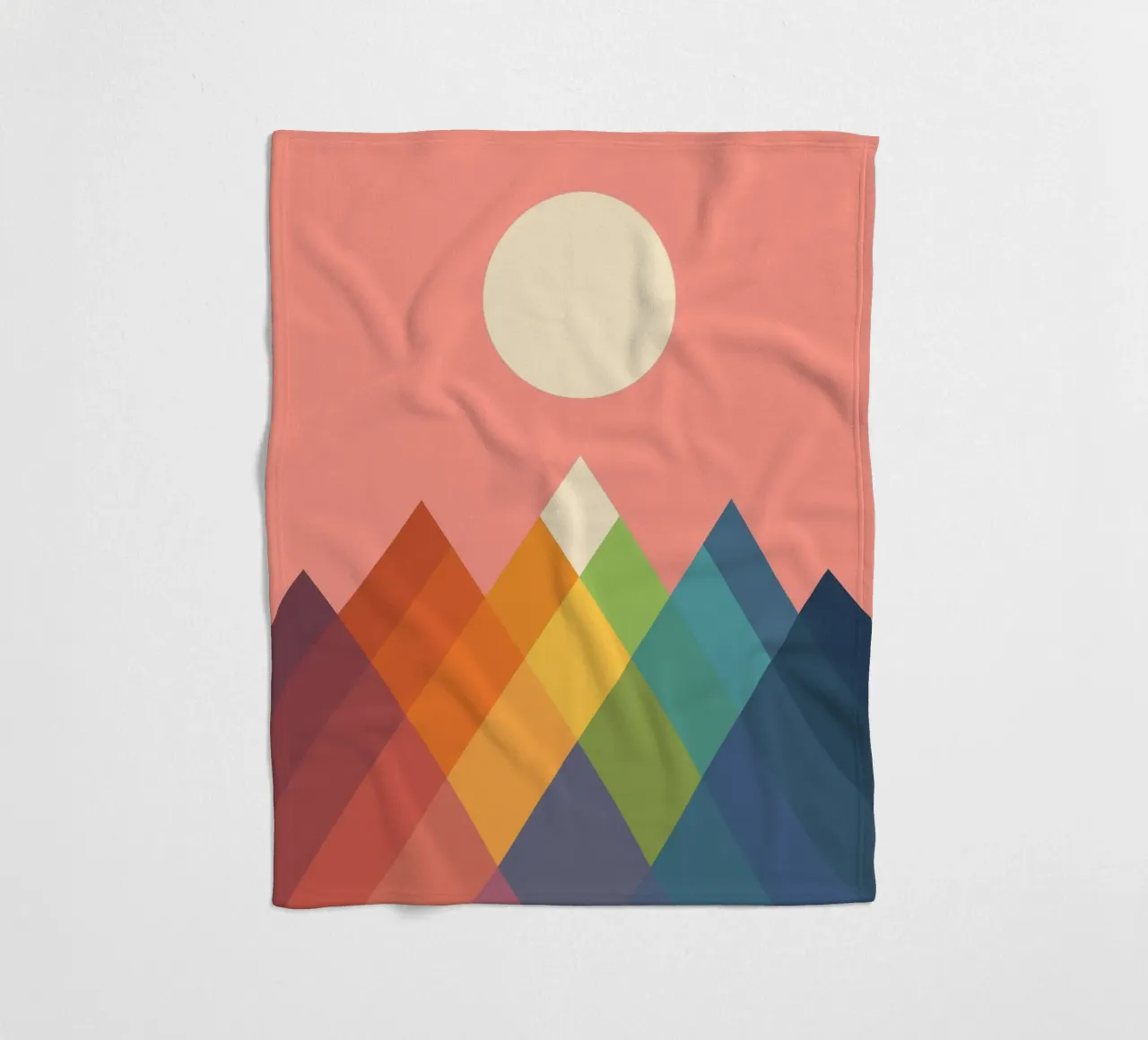 Rainbow Peak coperta in pile da Alana Gallerie