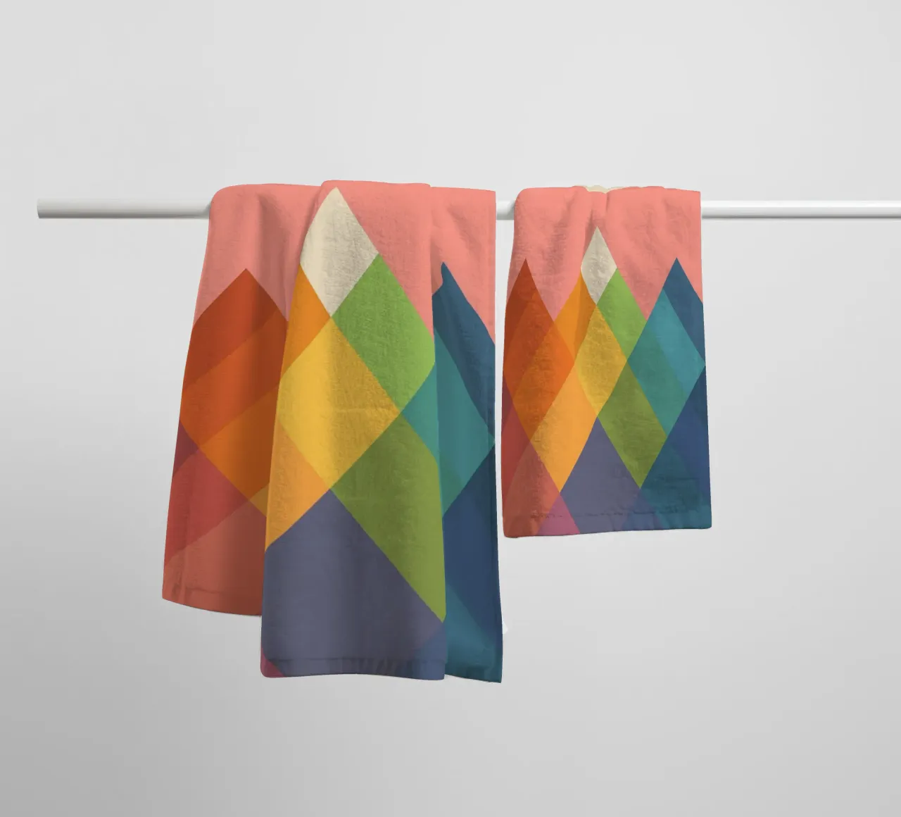 Rainbow Peak asciugamano da bagno da Alana Gallerie