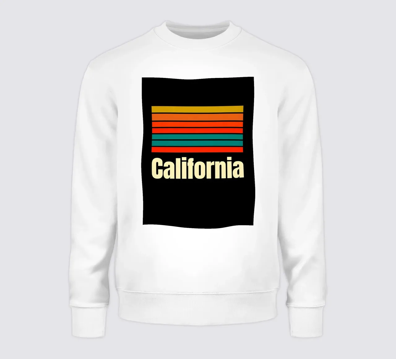 California Retro Stripes felpa da 🥝 KIWI STORE