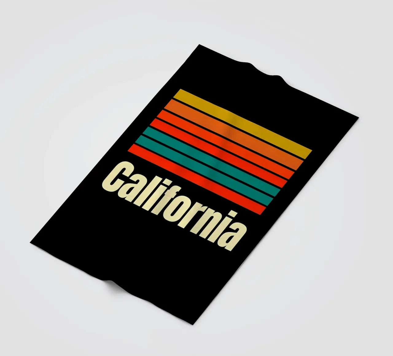 California Retro Stripes coperta in pile da 🥝 KIWI STORE