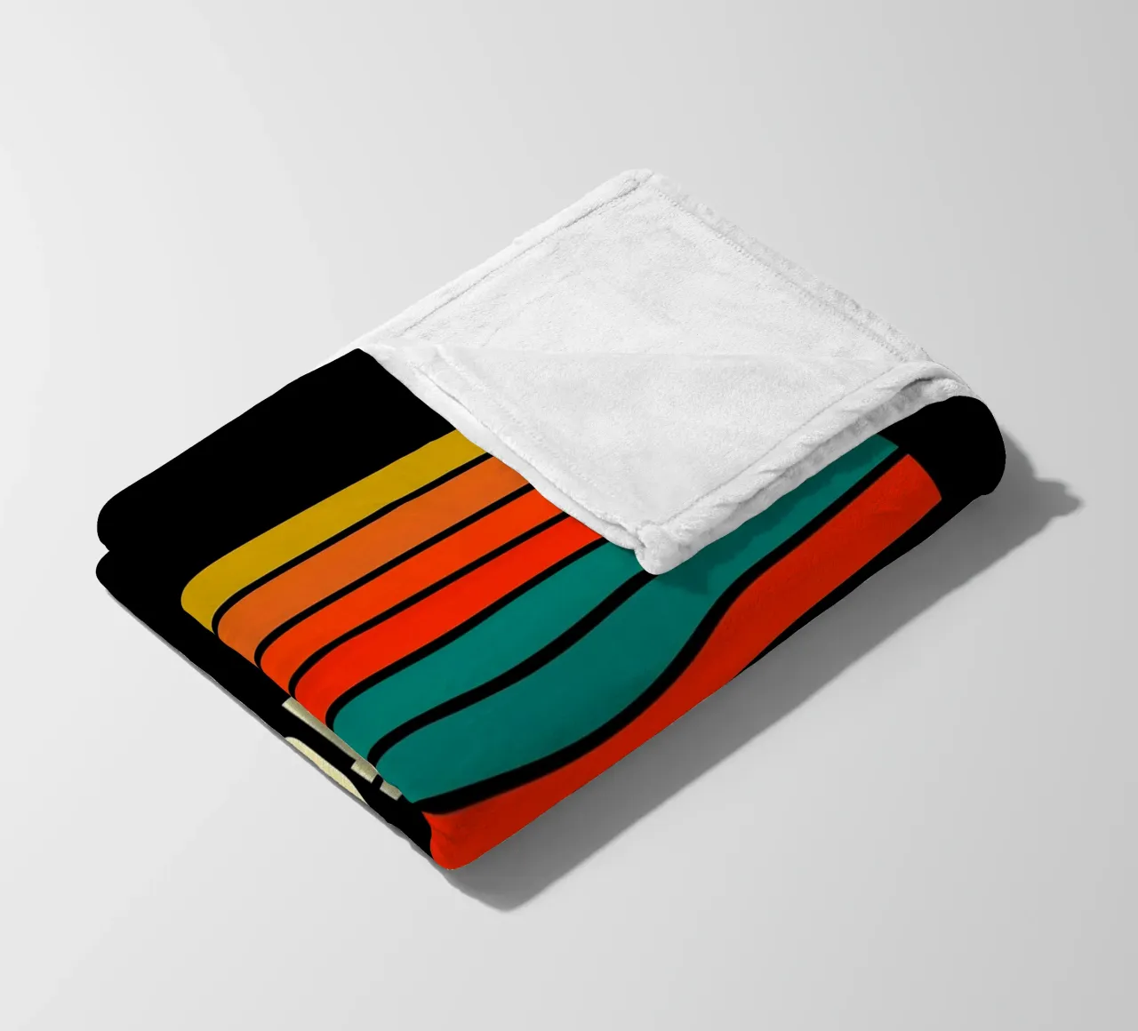 California Retro Stripes coperta in pile da 🥝 KIWI STORE