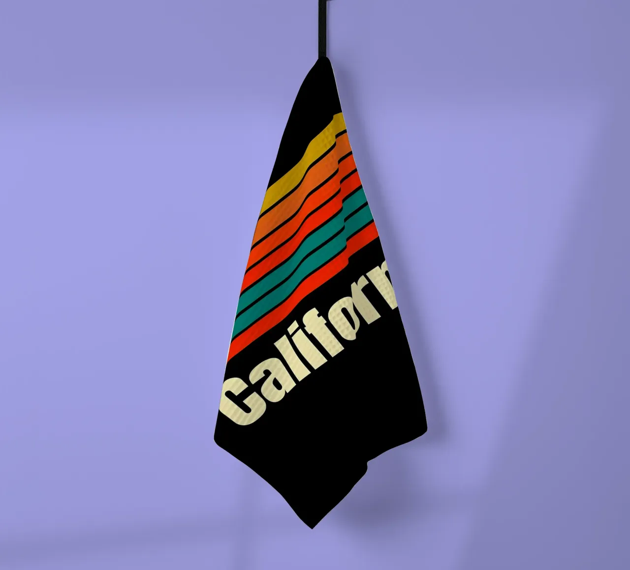 California Retro Stripes canovaccio da cucina da 🥝 KIWI STORE