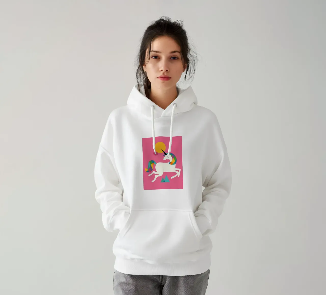 To Be A Unicorn felpa con cappuccio da Todeo gallerie
